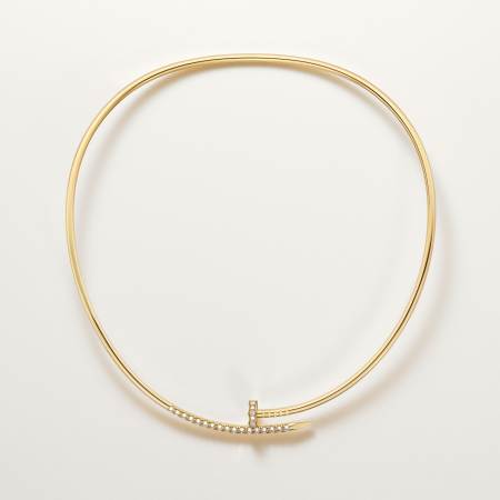 Juste un Clou项链，小号款，倒置镶嵌钻石 18K黄金