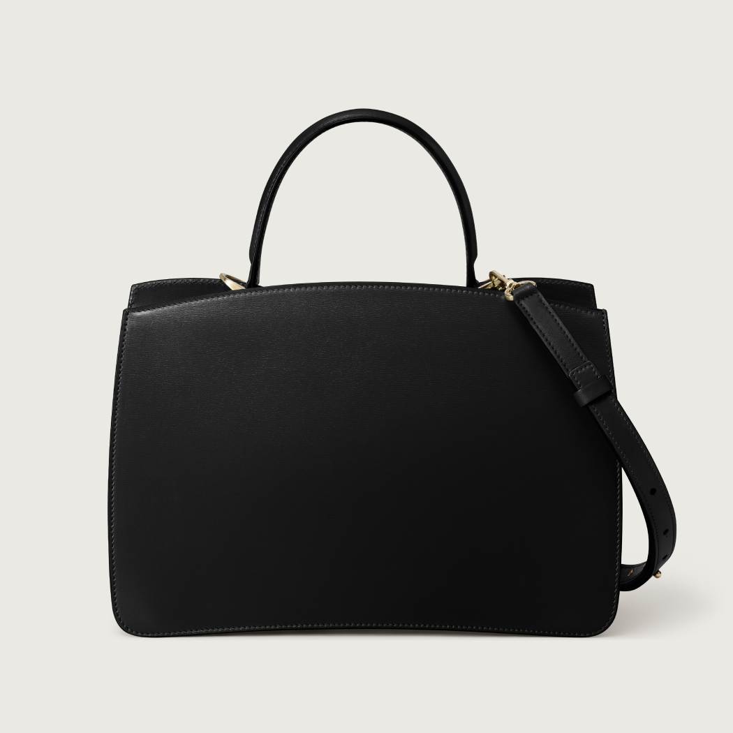 Panthère C系列小号款手袋 黑色 小牛皮