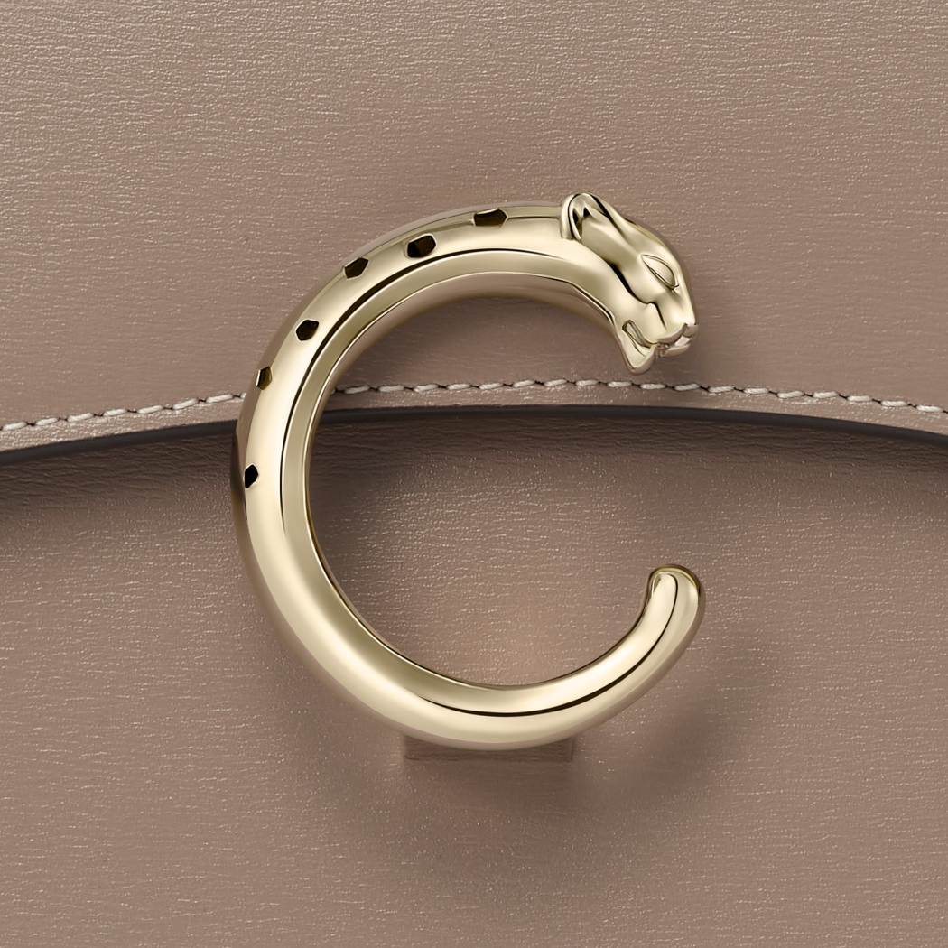 Panthère C系列小号款手袋 粘土色 小牛皮