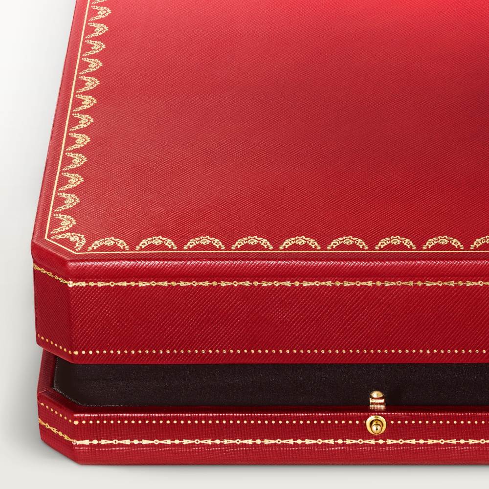 Panthère de Cartier卡地亚猎豹项链，祖母绿，铺镶钻石  18K白金