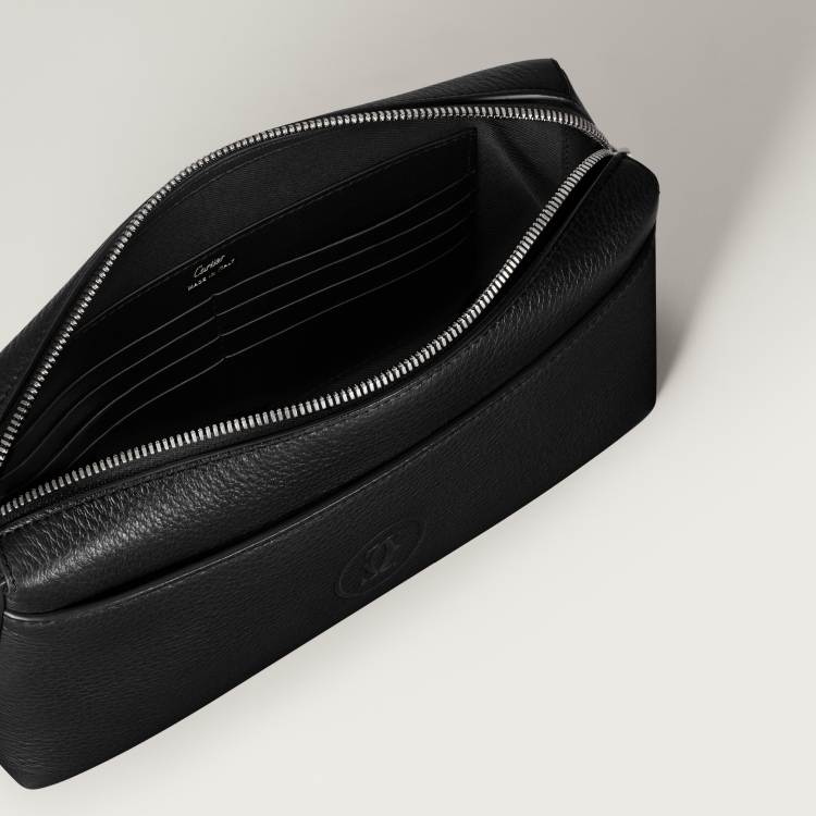 Must系列手拿包 黑色 小牛皮