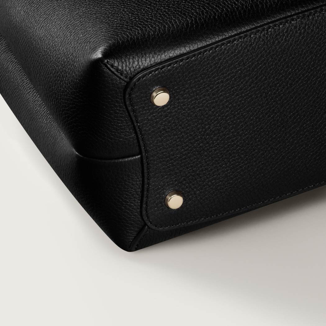 Panthère Double系列小号款手袋 黑色 小牛皮