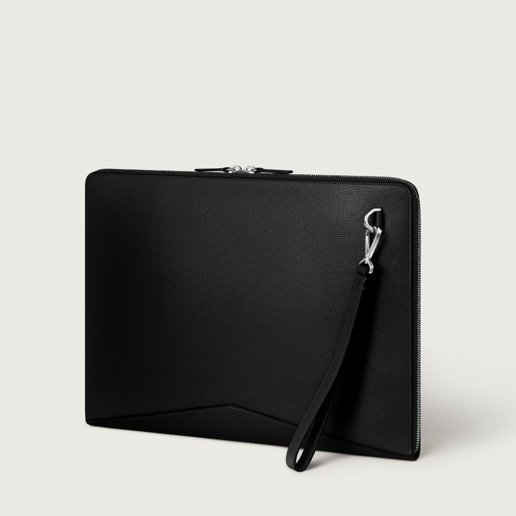 Losange系列公文包 黑色 小牛皮