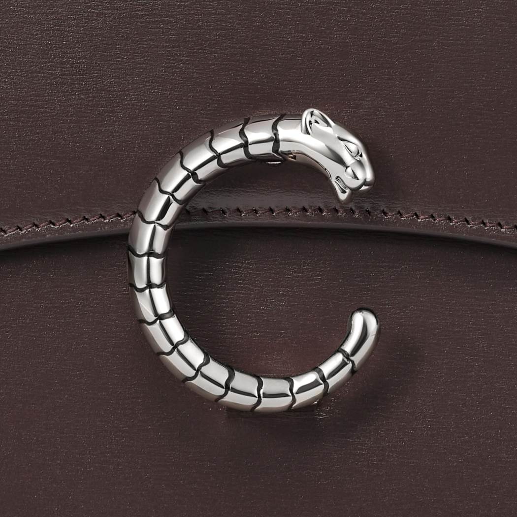 Panthère C系列小号款手袋 棕色 小牛皮