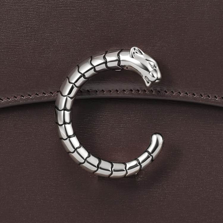 Panthère C系列小号款手袋 棕色 小牛皮