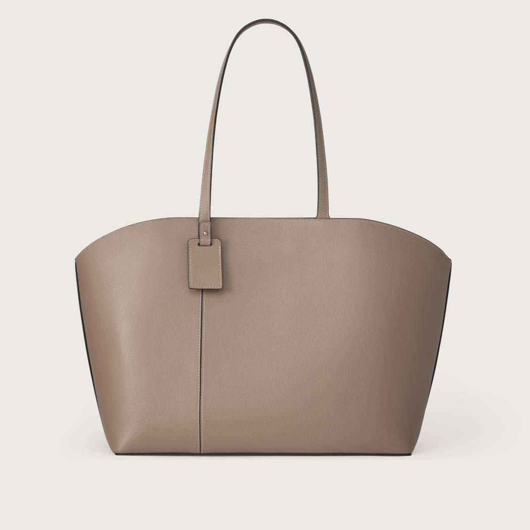 C de Cartier系列托特手袋 粘土色 小牛皮