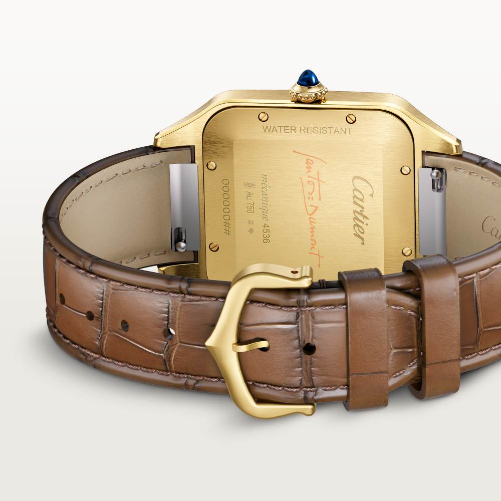 Santos-Dumont腕表  18K黄金 手动上链