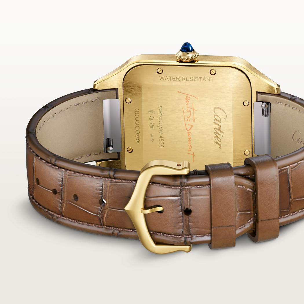 Santos-Dumont腕表  18K黄金 手动上链