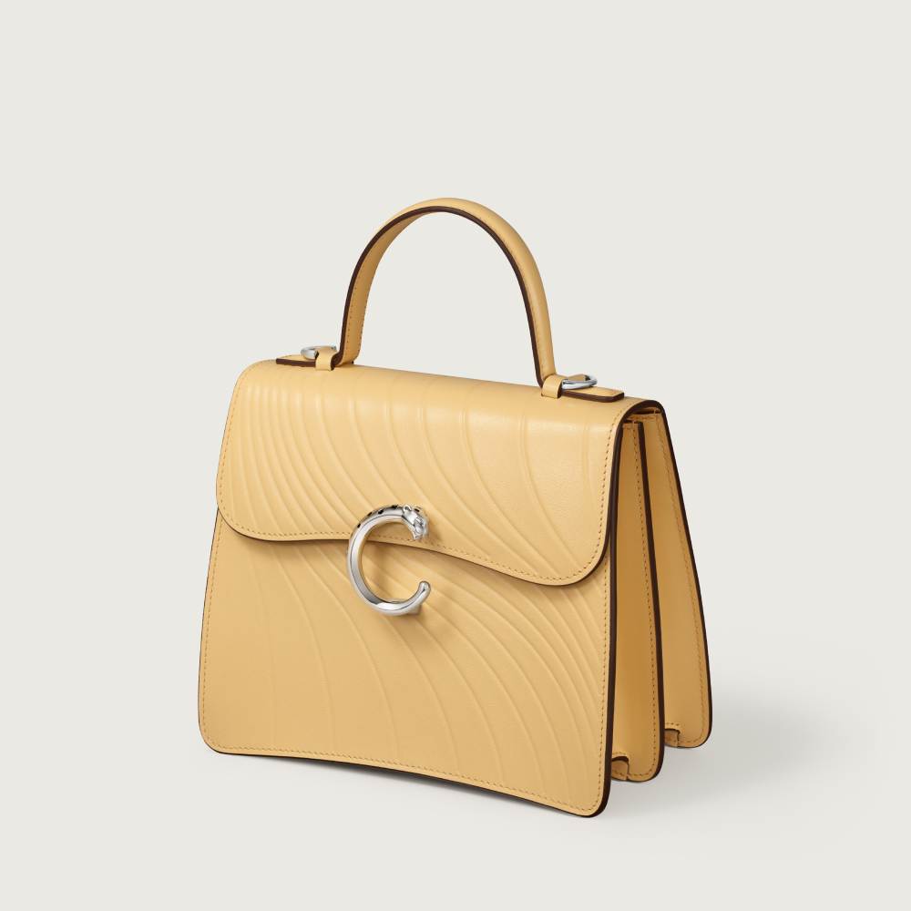 Panthère C系列小号款手袋 Mimosa yellow 小牛皮