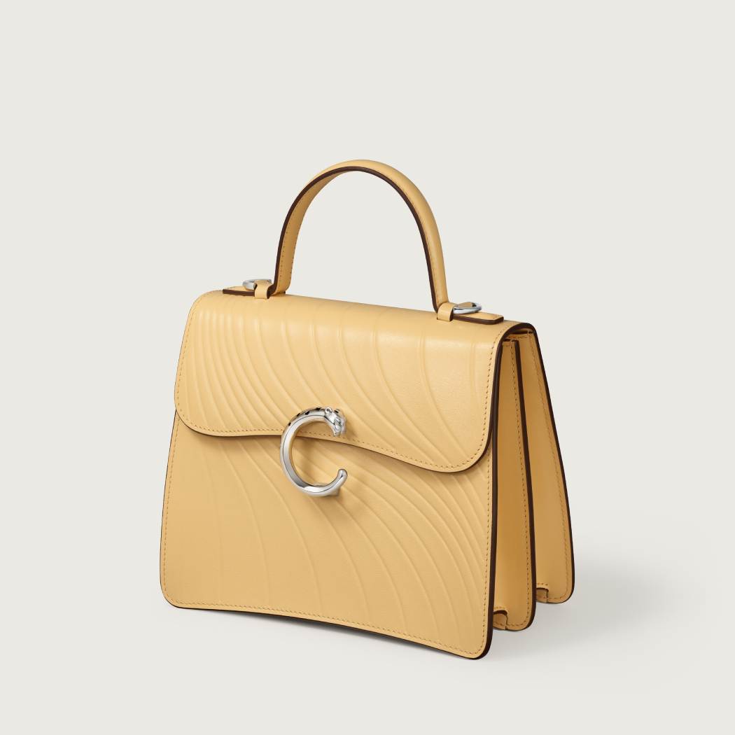 Panthère C系列小号款手袋 Mimosa yellow 小牛皮