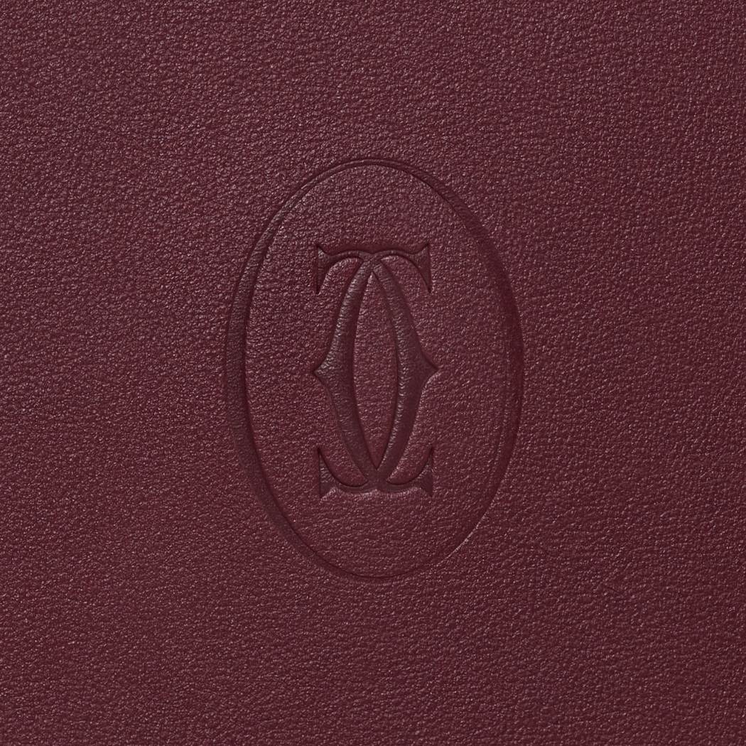 Must系列公文包 酒红色 小牛皮