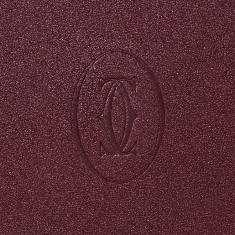 Must系列公文包 酒红色 小牛皮