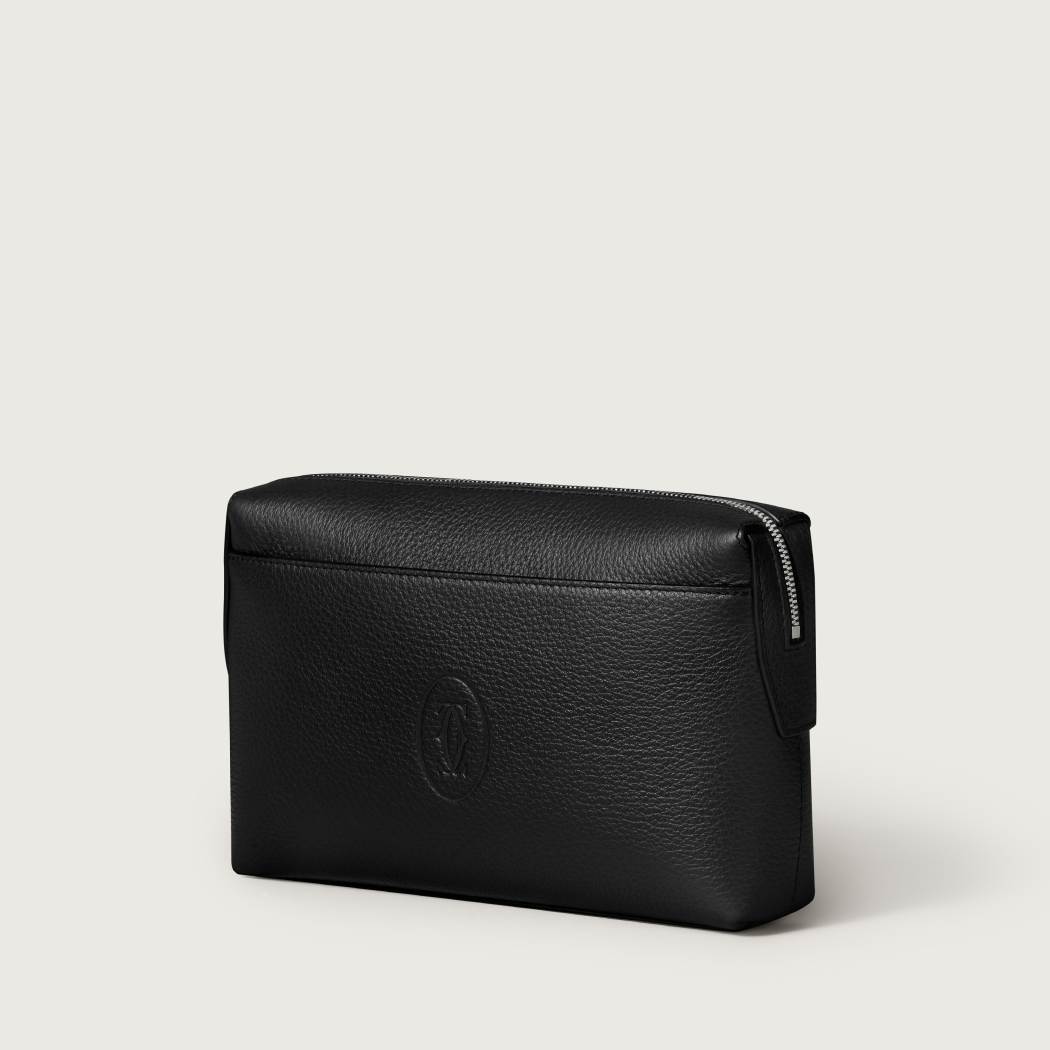 Must系列手拿包 黑色 小牛皮