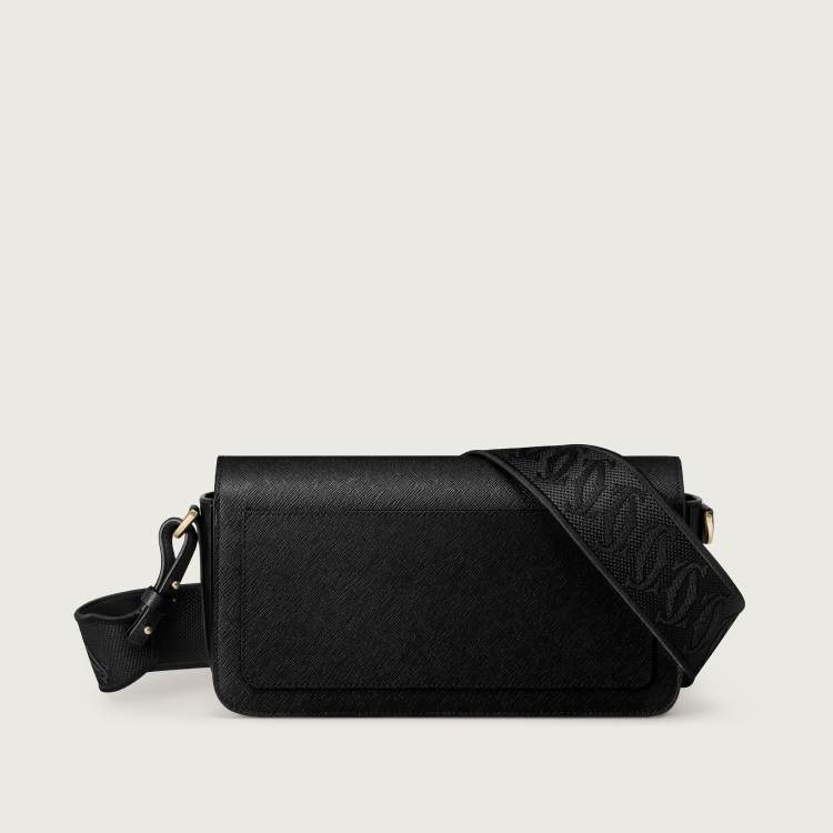 C de Cartier系列East-west手袋 黑色 小牛皮