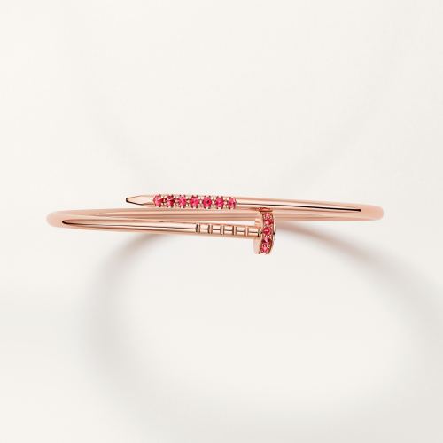Juste un Clou手镯，小号款，倒置镶嵌红宝石