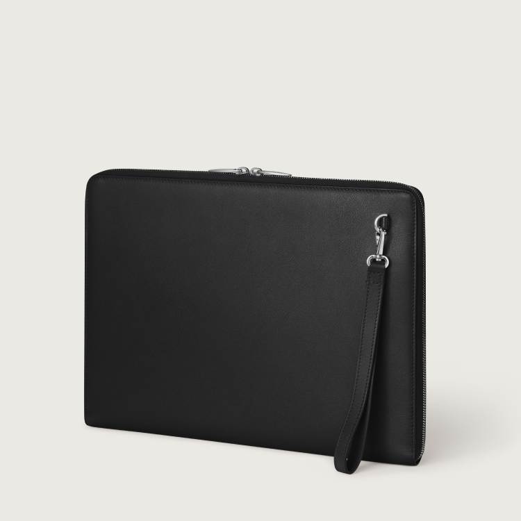 Must系列公文包 黑色 小牛皮