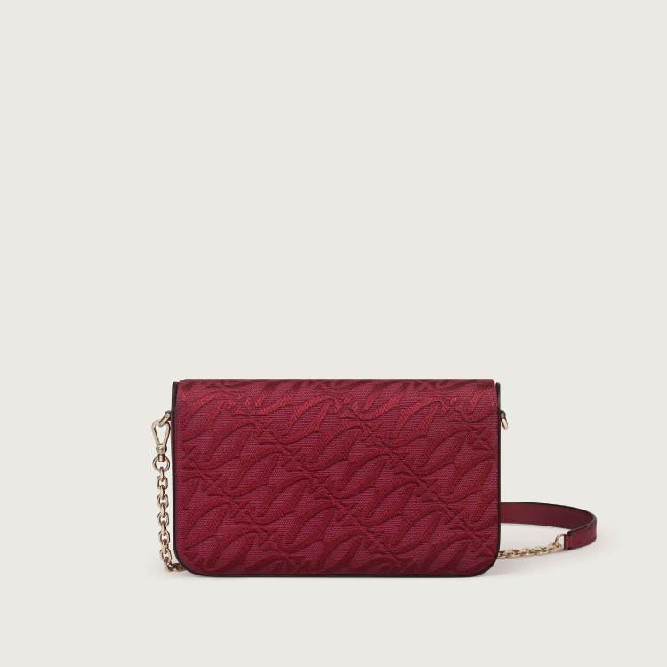 C de Cartier系列迷你款手袋 樱桃红色 刺绣