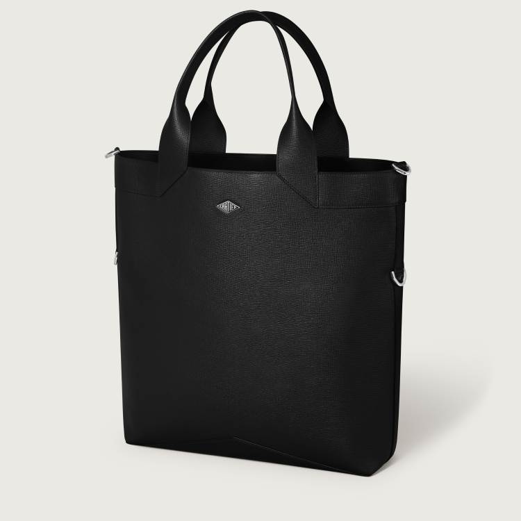 Losange系列小号款托特手袋 黑色 小牛皮