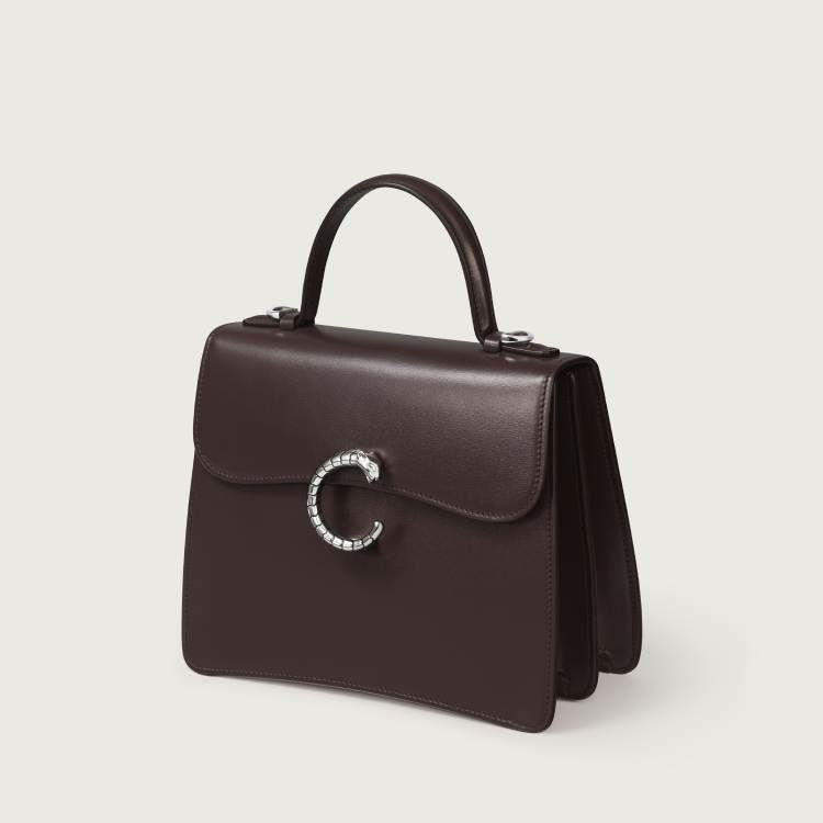 Panthère C系列小号款手袋 棕色 小牛皮