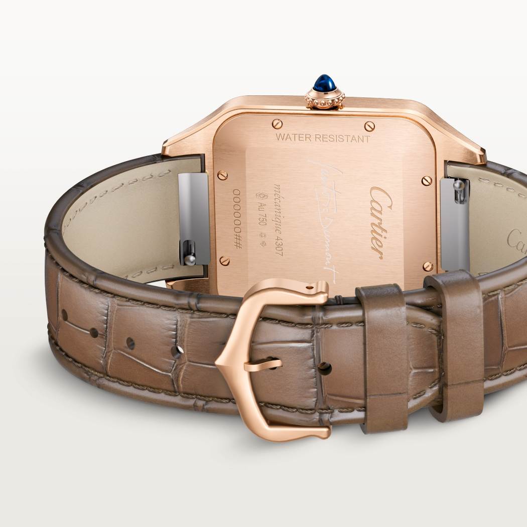 Santos-Dumont腕表  18K玫瑰金 手动上链