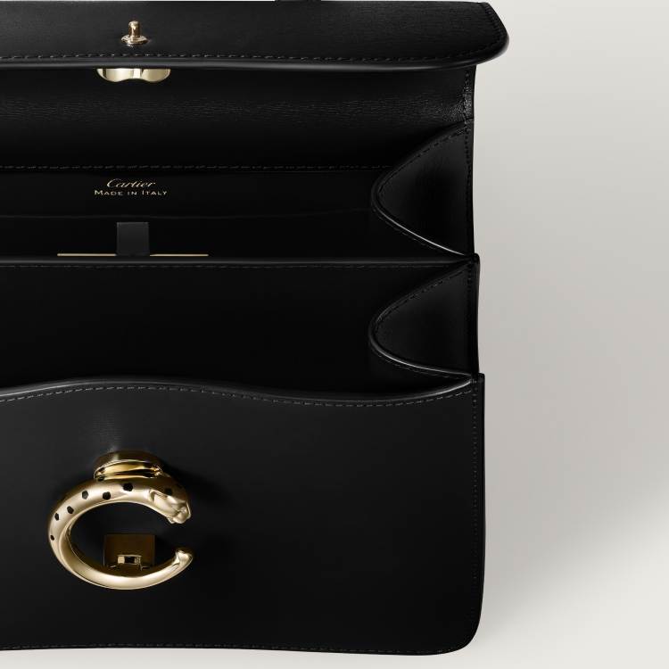 Panthère C系列小号款手袋 黑色 小牛皮