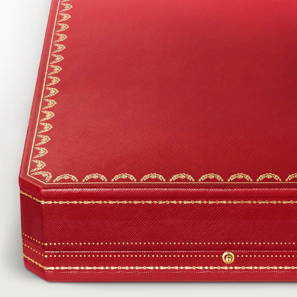 Panthère de Cartier卡地亚猎豹项链，祖母绿，铺镶钻石  18K白金