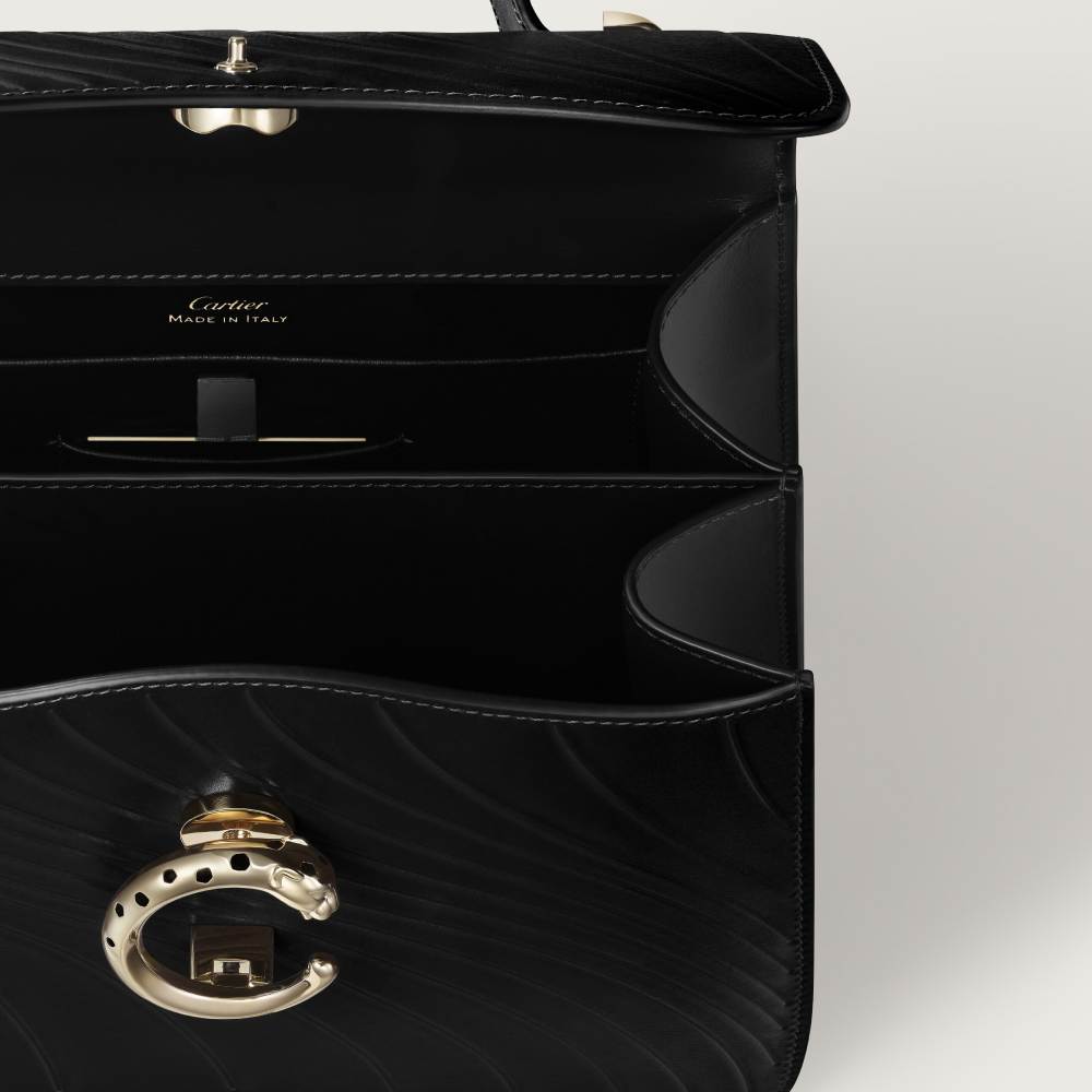 Panthère C系列小号款手袋 黑色 小牛皮