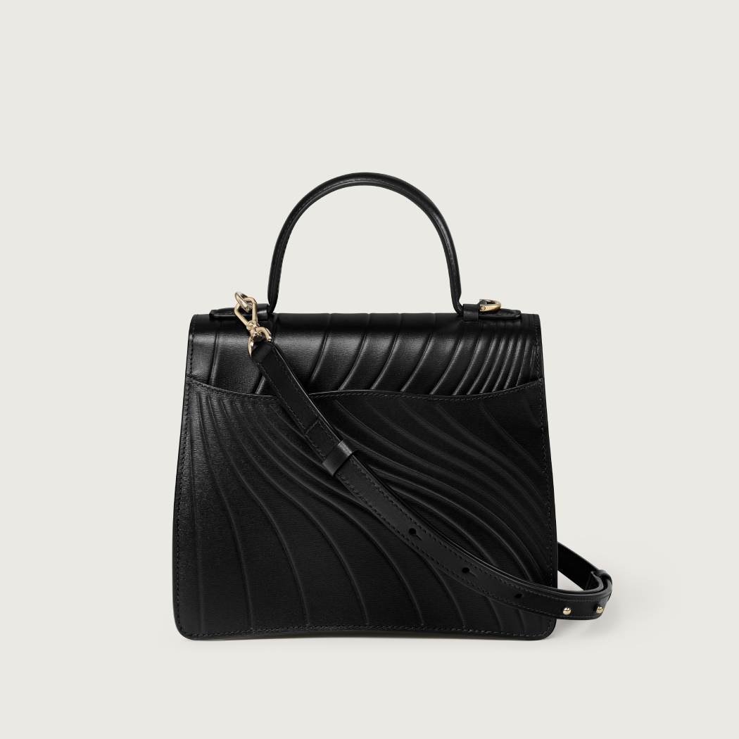 Panthère C系列小号款手袋 黑色 小牛皮