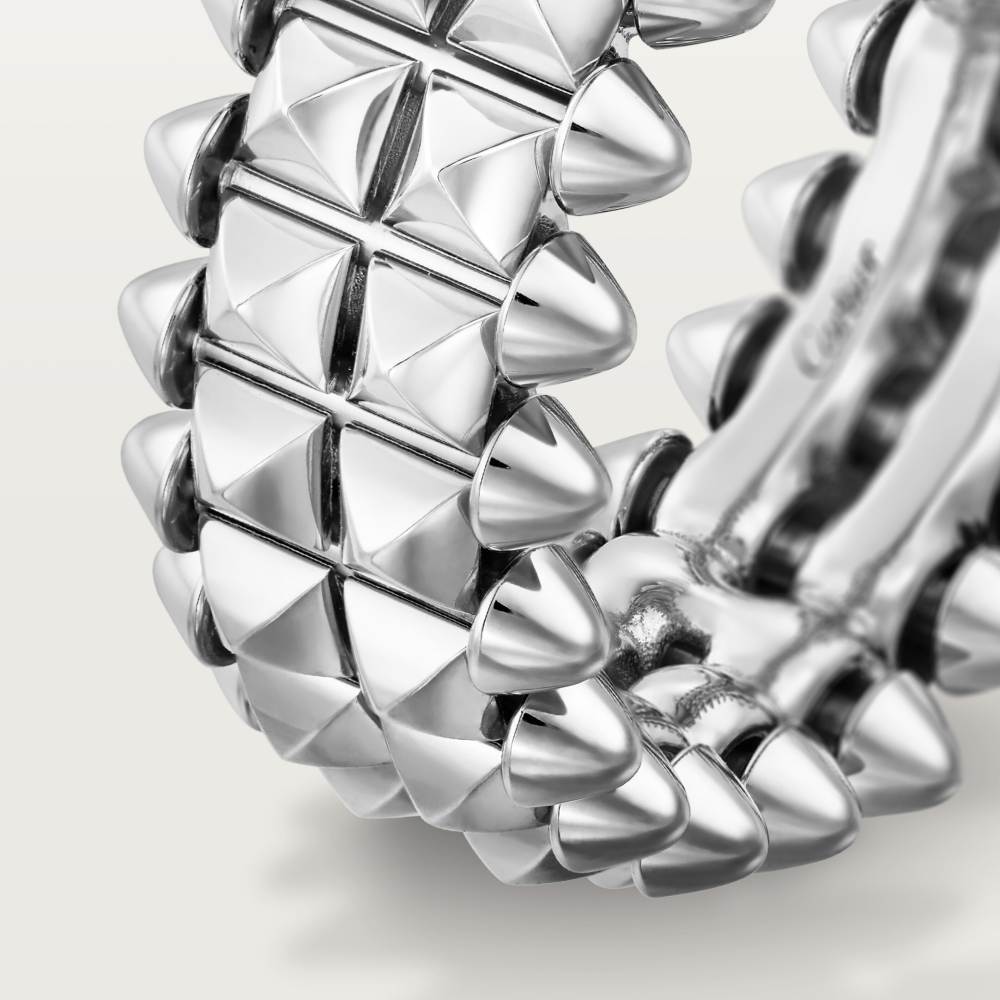 Clash de Cartier戒指，双排款  18K白金