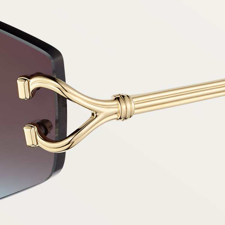 经典C字装饰太阳眼镜