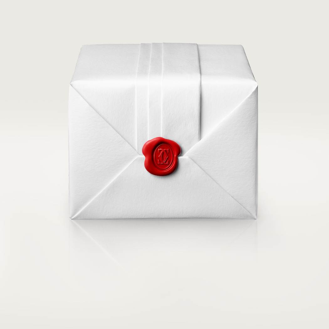 Clash de Cartier耳环，粉色玉髓 18K玫瑰金