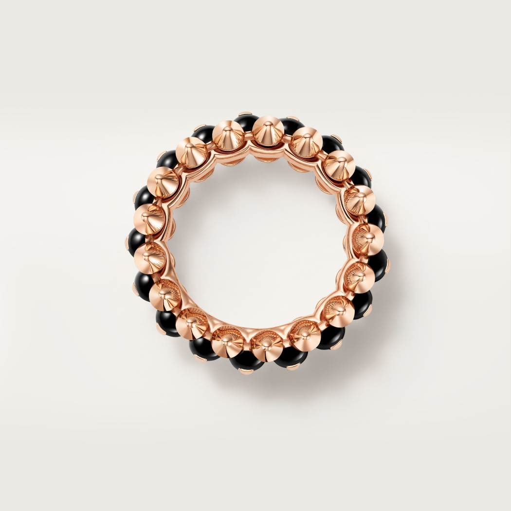 Clash de Cartier戒指，缟玛瑙 18K玫瑰金