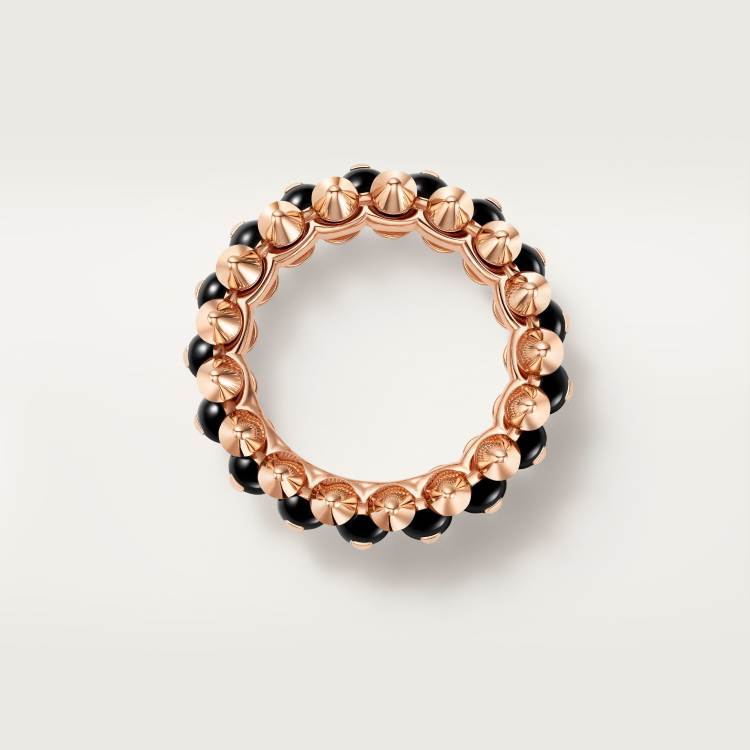 Clash de Cartier戒指，缟玛瑙 18K玫瑰金