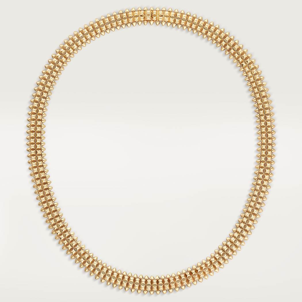 Clash de Cartier项链，双排款 18K黄金