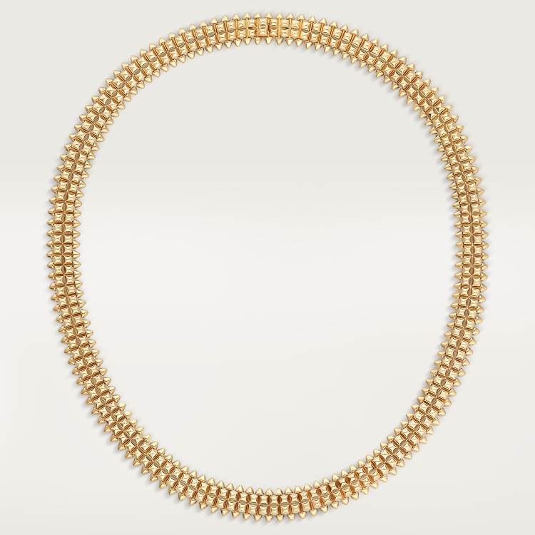 Clash de Cartier项链，双排款 18K黄金