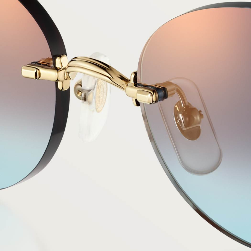 经典C字装饰太阳眼镜