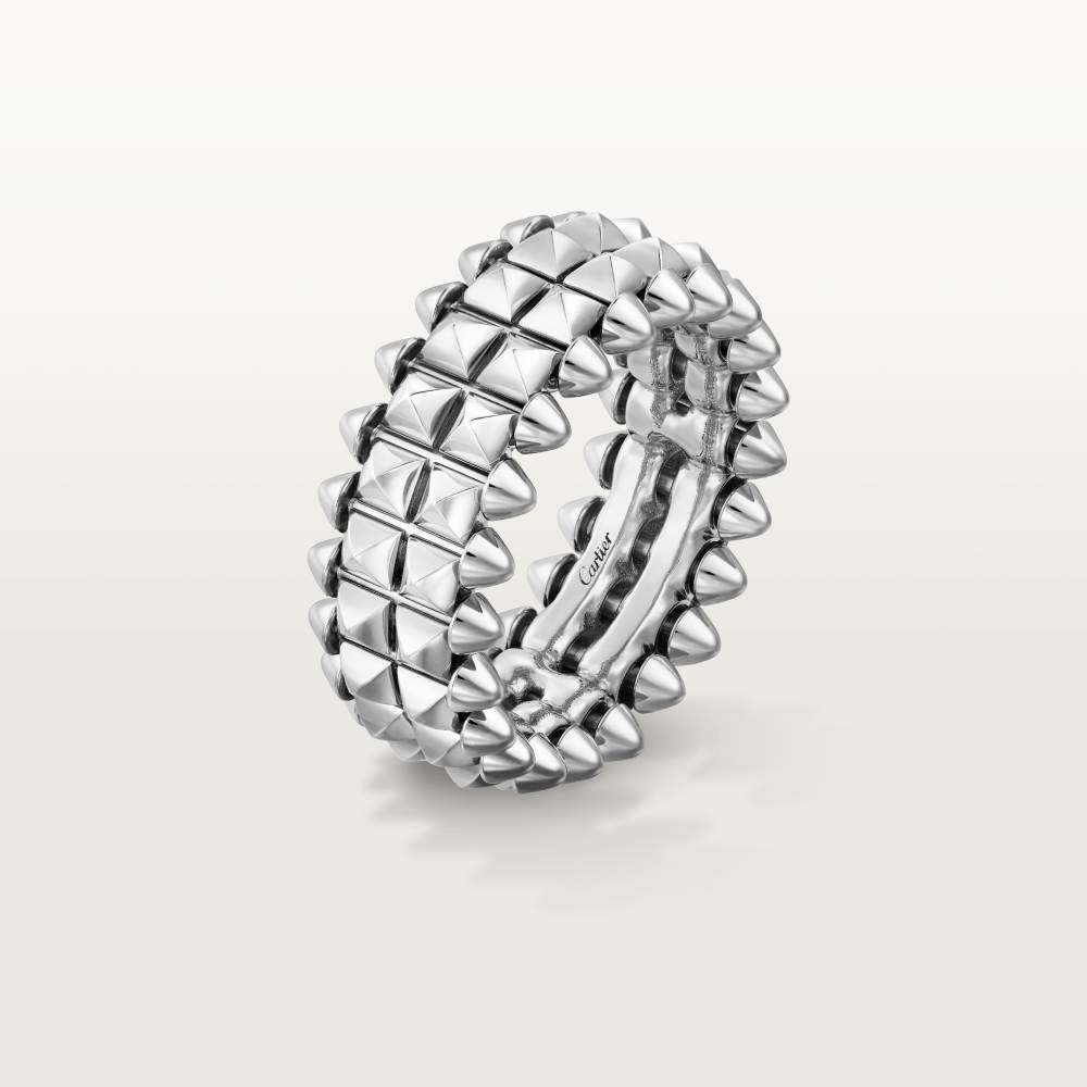 Clash de Cartier戒指，双排款  18K白金