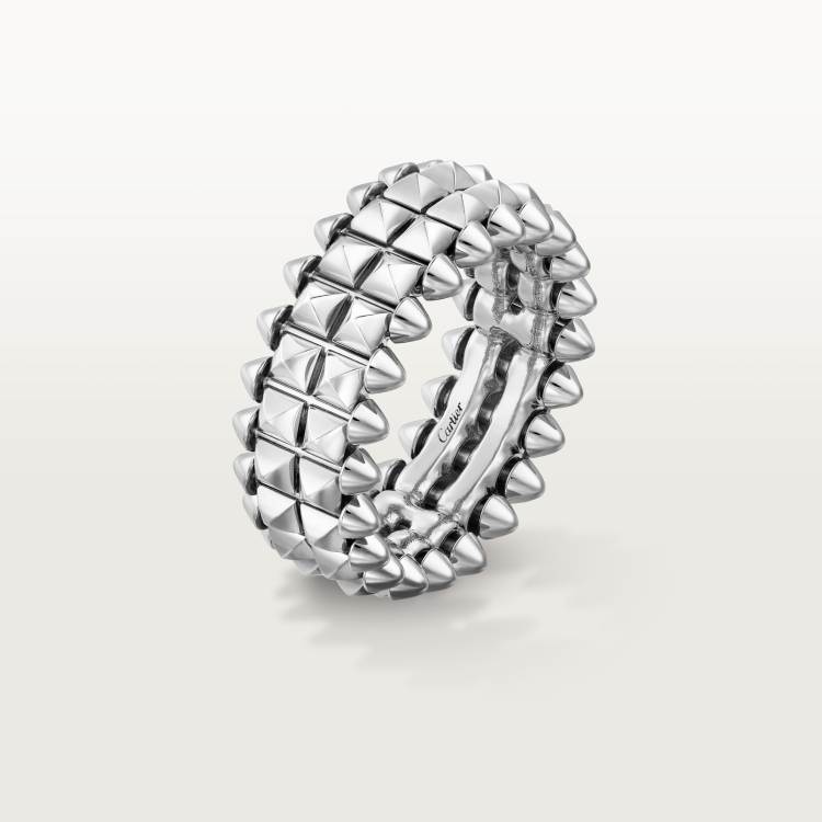 Clash de Cartier戒指，双排款  18K白金