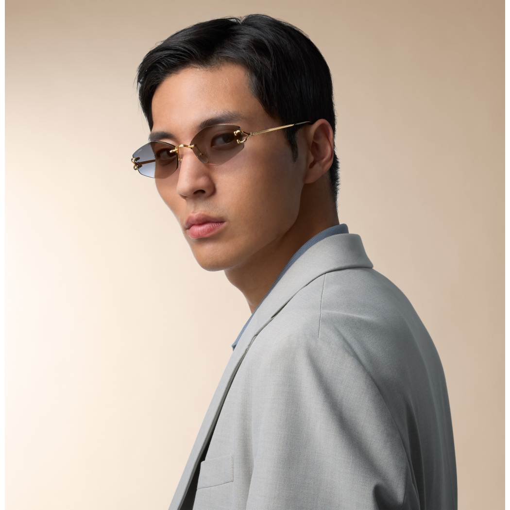 经典C字装饰太阳眼镜