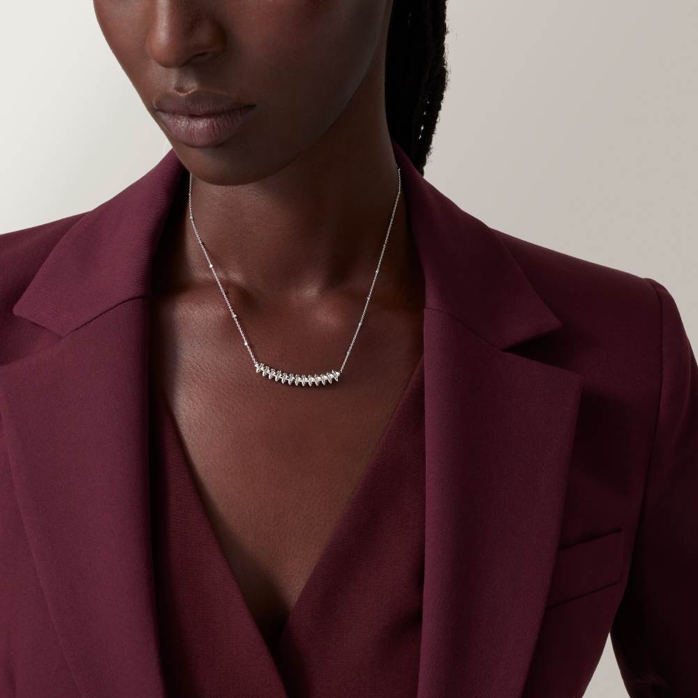 Clash de Cartier吊坠项链，小号款  18K白金