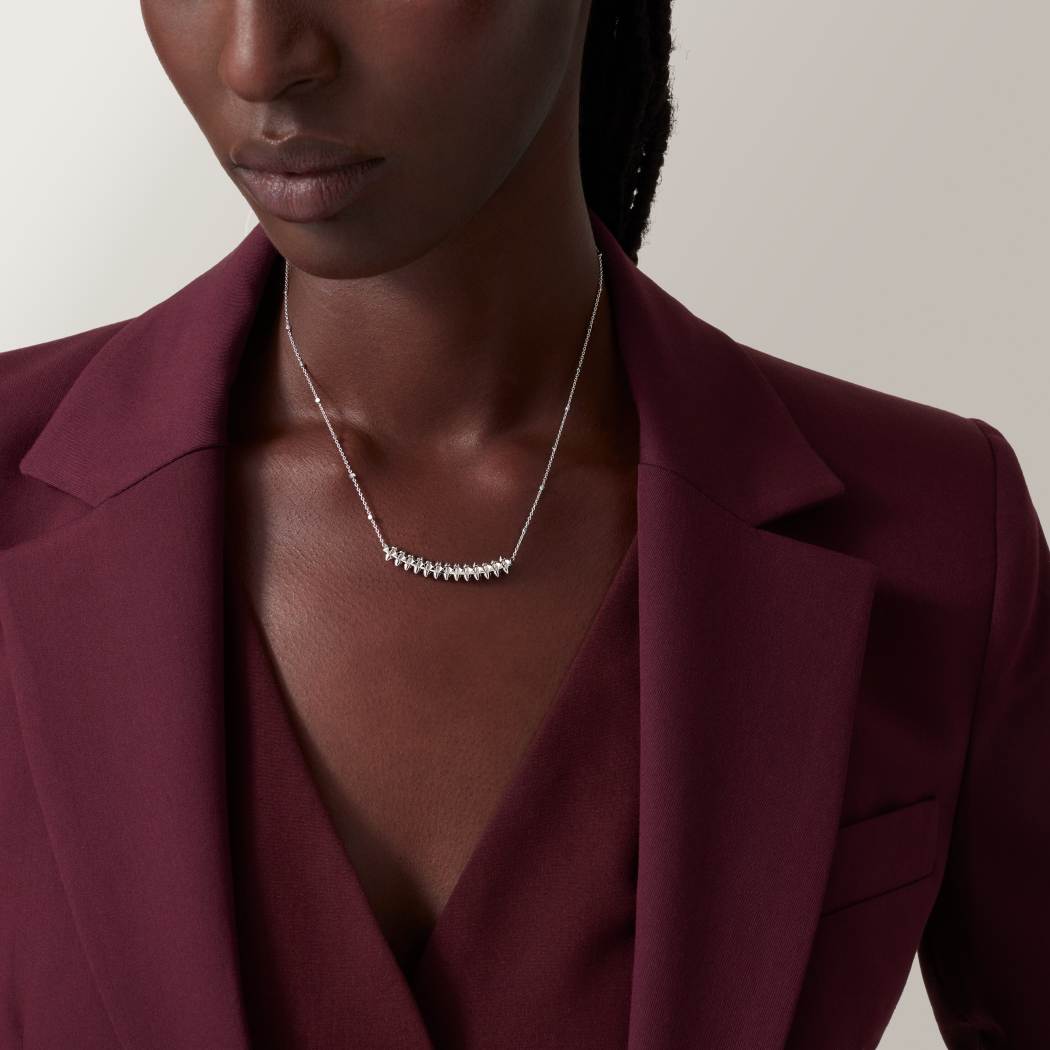 Clash de Cartier吊坠项链，小号款  18K白金