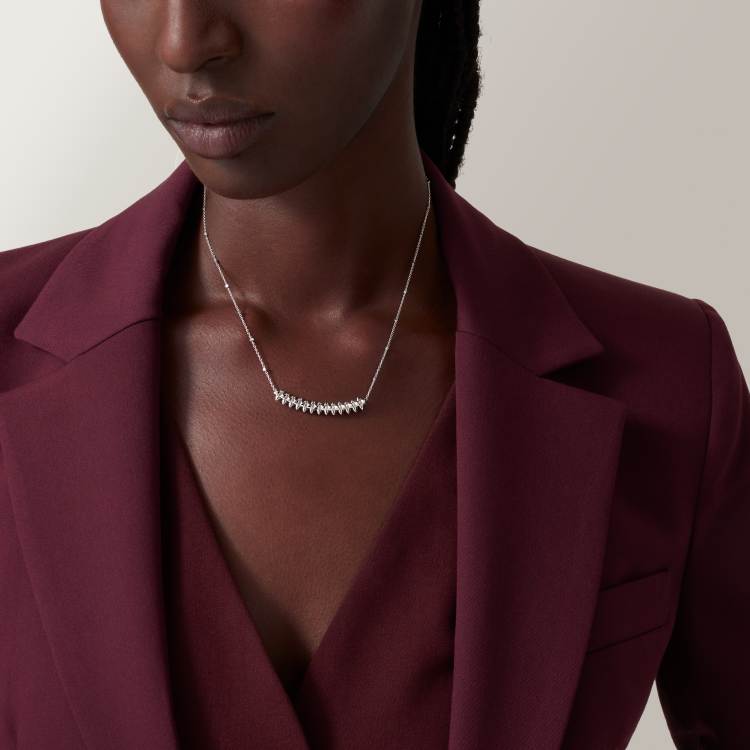 Clash de Cartier吊坠项链，小号款  18K白金