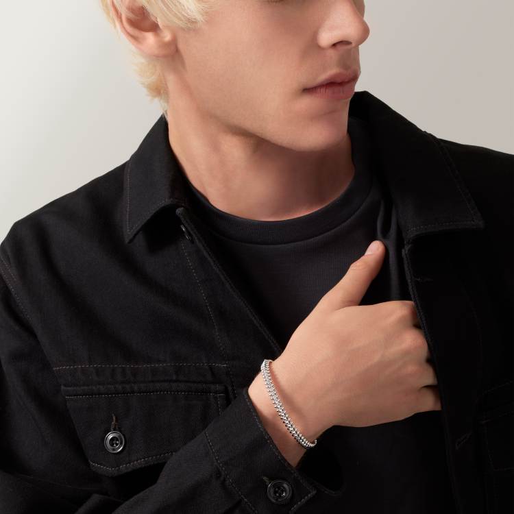 Clash de Cartier手镯，小号款  18K白金