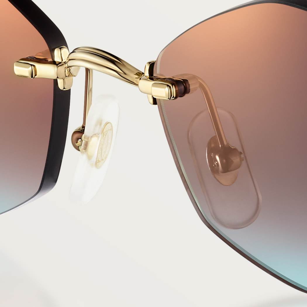 经典C字装饰太阳眼镜