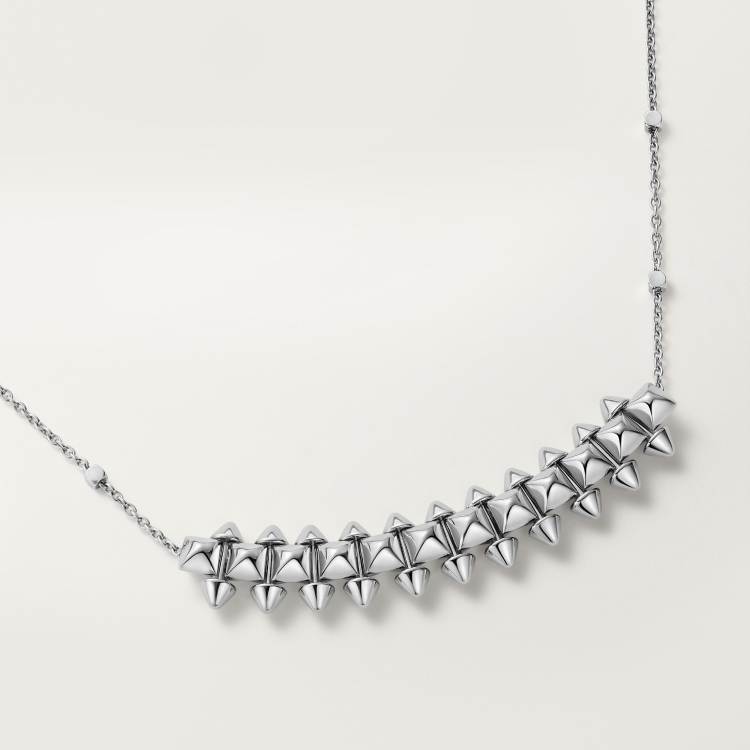 Clash de Cartier吊坠项链，中号款  18K白金