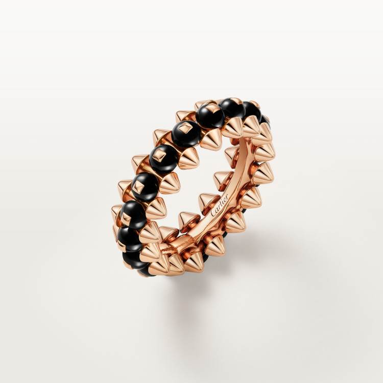 Clash de Cartier戒指，缟玛瑙 18K玫瑰金