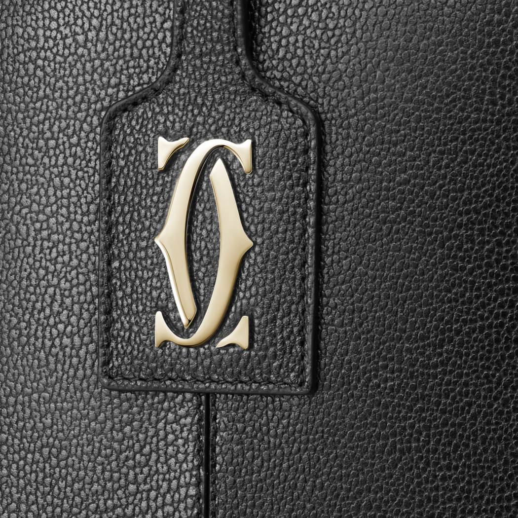 C de Cartier系列托特手袋 黑色 小牛皮