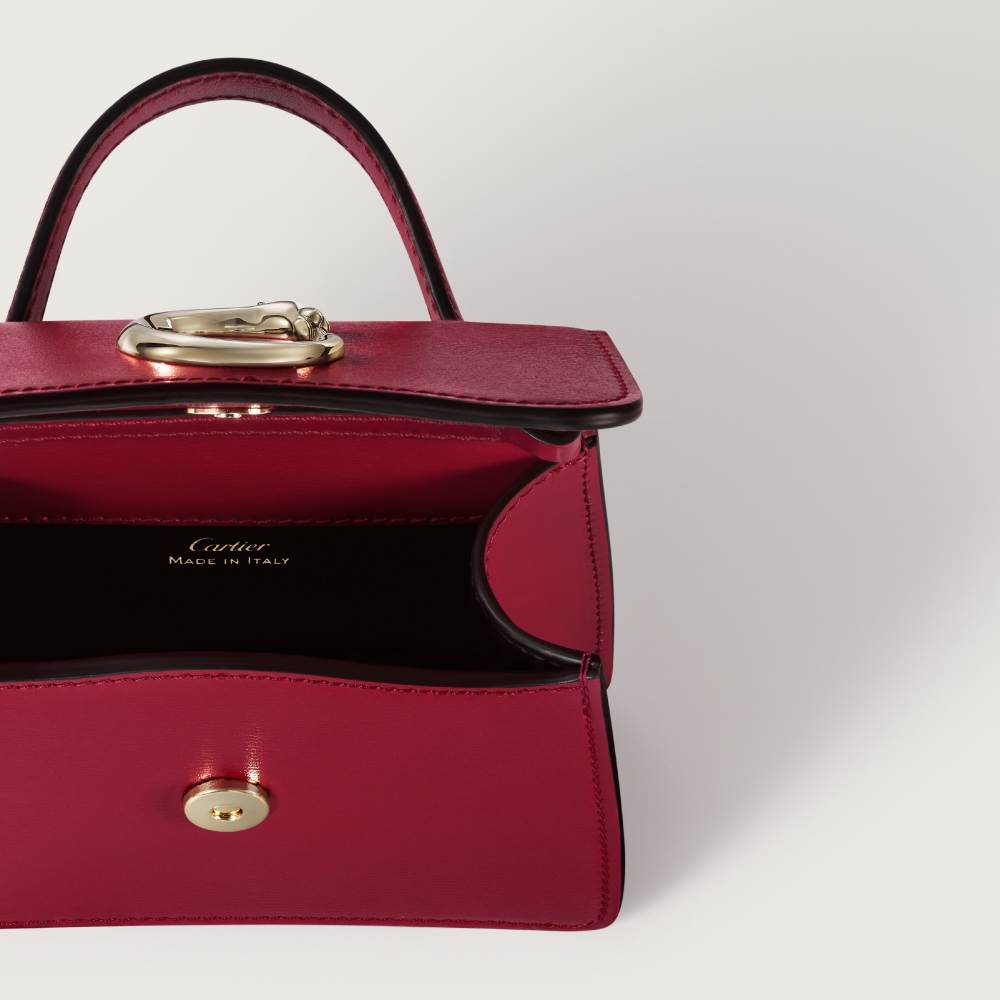 Panthère C系列超小号款手袋 樱桃红色 小牛皮