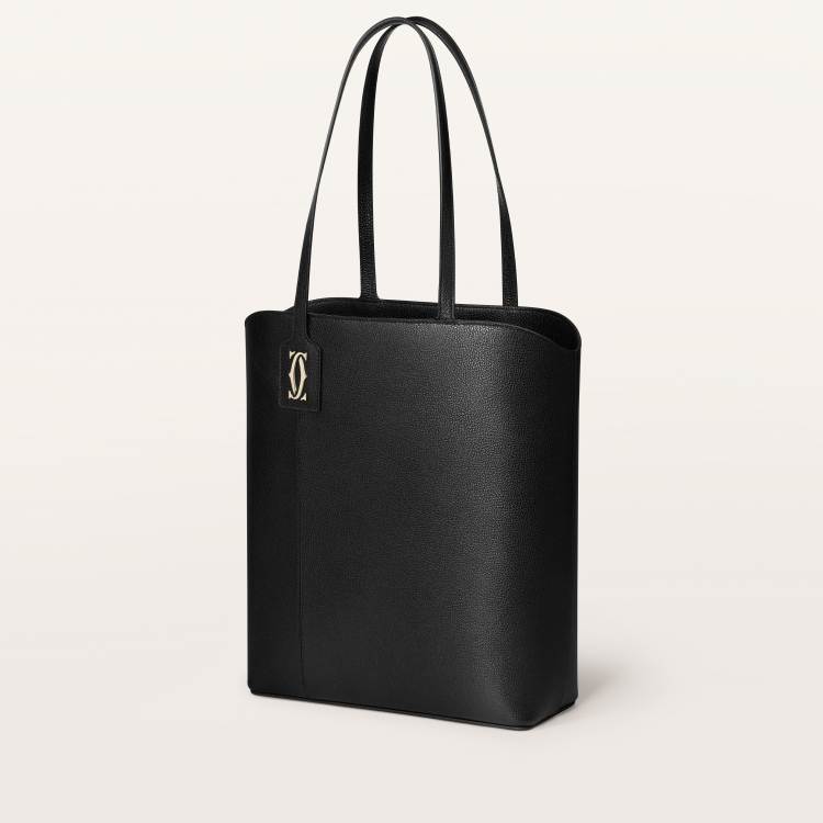 C de Cartier系列托特手袋 黑色 小牛皮