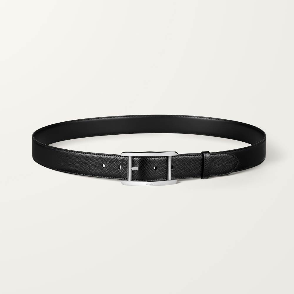Tank de Cartier系列皮带 黑色 牛皮